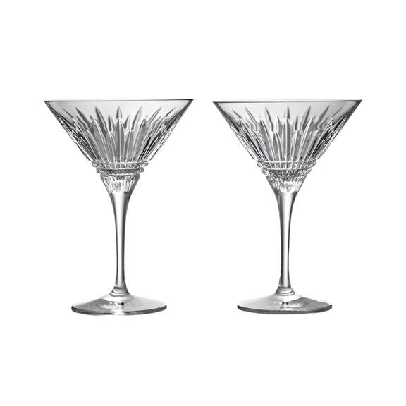 Waterford Lismore Diamond Martini Glasses, Set of 2