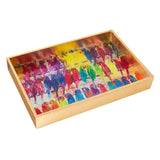 Hunt Slonem Lories Gold Leaf Lacquer Tray