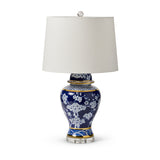 Indigo Cherry Blossom Lamp