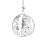 2025 Christmas Ball Ornament, Silver-Plated