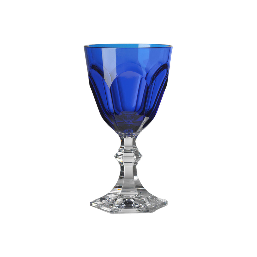 Mario Luca Giusti La Dolce Vita Water Goblet, Set of 6 Blue