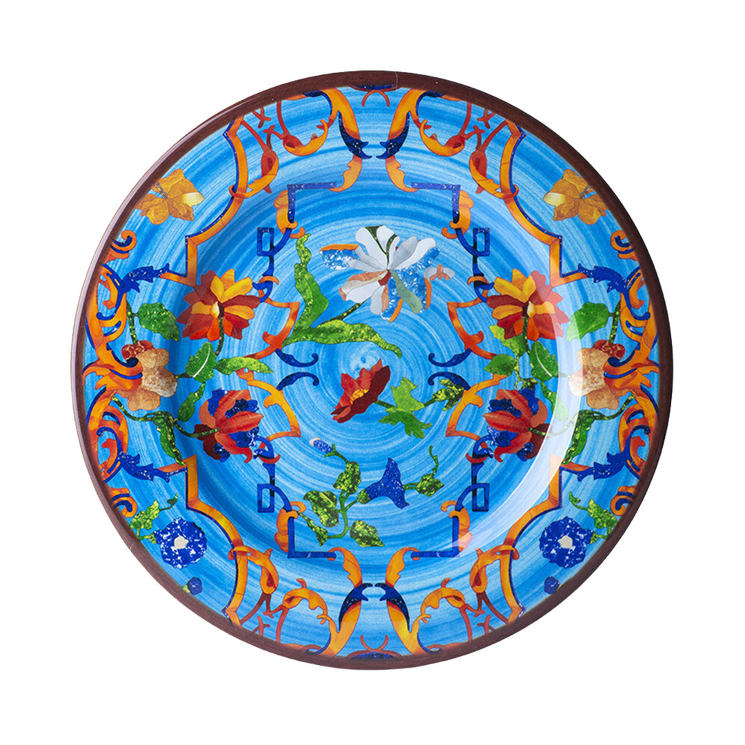 Mario Luca Giusti Firenze Melamine Dinner Plate, Turquoise