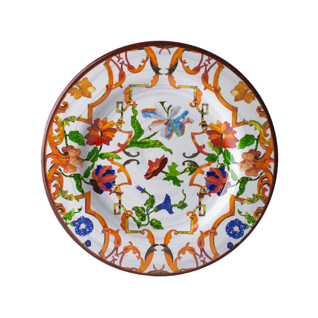 Mario Luca Giusti Firenze Melamine Salad Plate, White