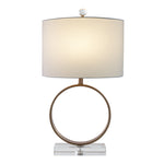Megan Crystal & Brass Lamp