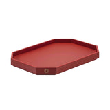 Octogone Tray, Red