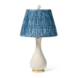 Ivory Lamp with William Morris Shade