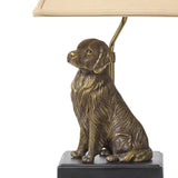 Bronze Dog Lamp