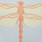 Dragonfly Indoor/Outdoor Pillow, Coral Square