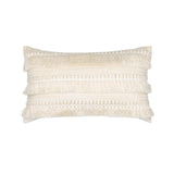 Cascade Indoor/Outdoor Pillow, Cream Lumbar