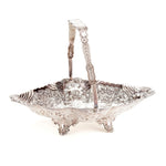 Estate Silver Plated Cake Basket
