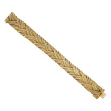 Buccellati Gold Woven Herringbone Bracelet