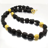 Black Tourmaline Nugget Necklace