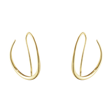Georg Jensen Offspring Gold Double Hoop Earrings