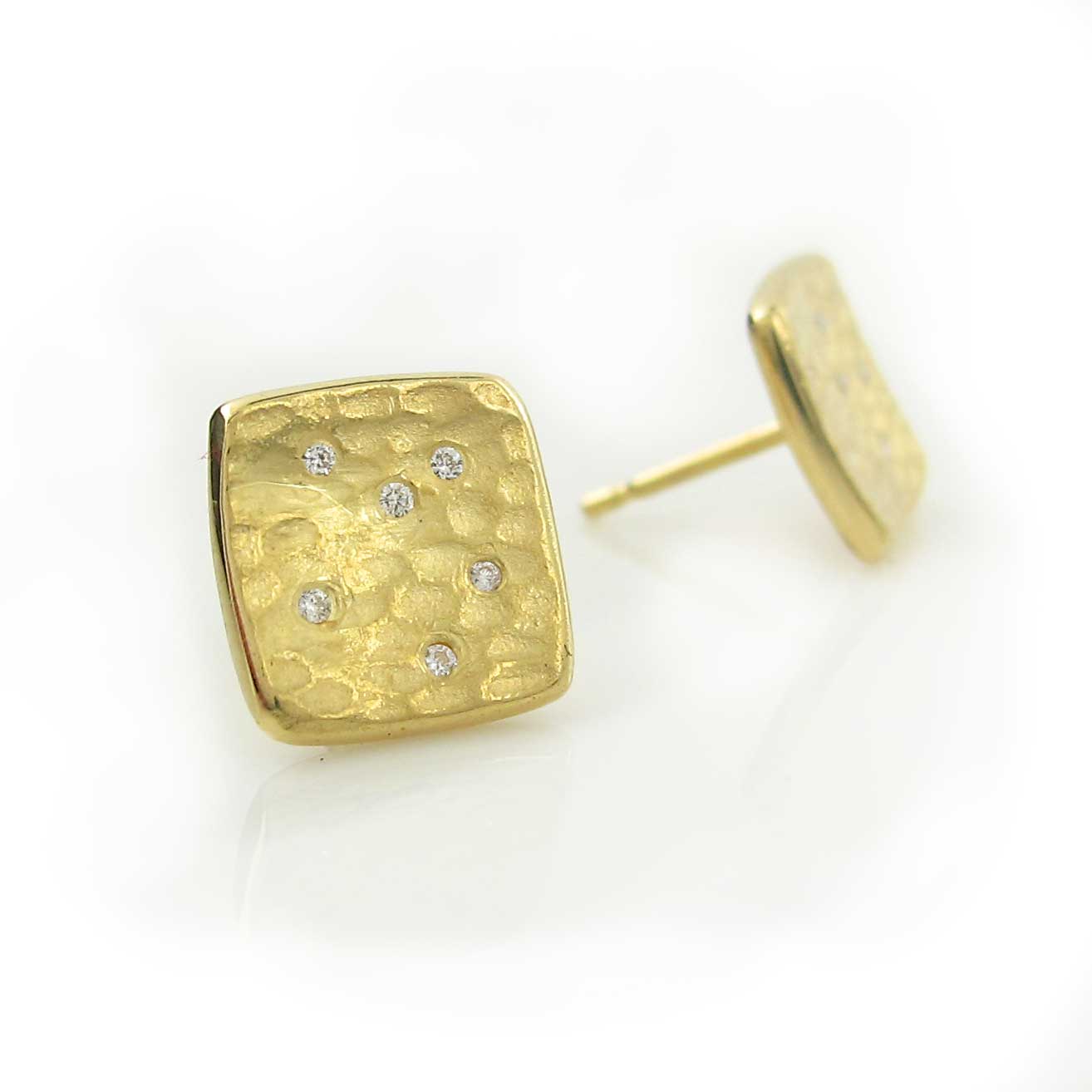 Barbara Heinrich Cushion-Cut Glacier Stud Earrings