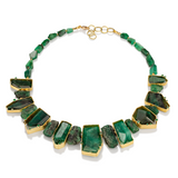 Barbara Heinrich Emerald Crystal Necklace