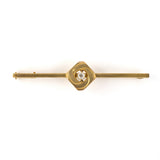 Estate Art Nouveau Diamond Bar Pin