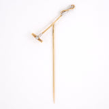 Estate Edwardian Diamond Polo-Stick Stick Pin