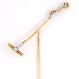 Edwardian Diamond Polo-Stick Stick Pin