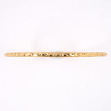 Gold Moroccan Carved Bangle #1