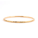 Estate Gold Moroccan Carved Bangle #2