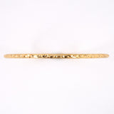 Gold Moroccan Carved Bangle #2
