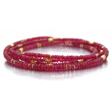 Ruby Wrap Bracelet