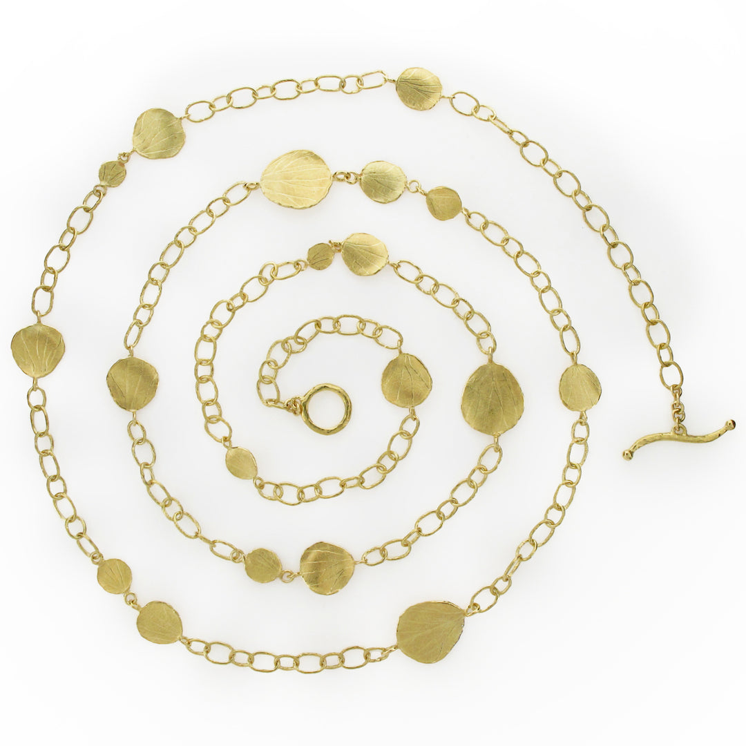 Barbara Heinrich Petal Double-Length Chain Necklace