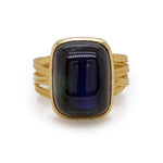 Barbara Heinrich Rectangular Labradorite Ribbon Ring