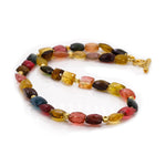 Barbara Heinrich Square-Cut Multi-Color Tourmaline Necklace