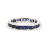 Sapphire Channel-Set Eternity Ring