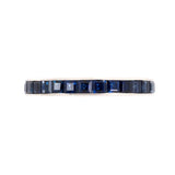 Sapphire Channel-Set Eternity Ring