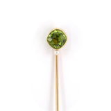 Estate Victorian Peridot & Pearl Stick Pin