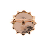 Victorian Rose Gold Spinning Star Pin
