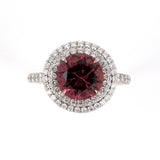 Tiffany Pink Tourmaline & Diamond Soleste Ring