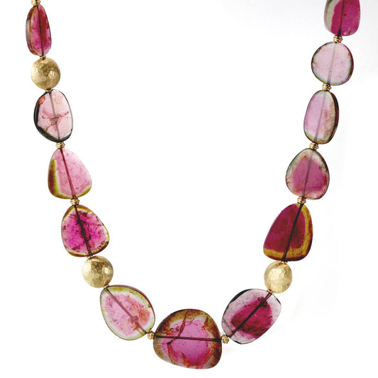 Watermelon Tourmaline Necklace