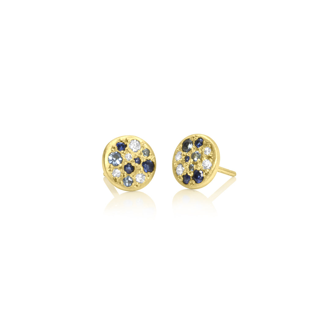 Adel Chefridi Tidal Pool Charm Stud Earrings