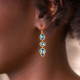 Moonstone Pebble Earrings