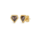 8.4mm Champagne Diamond Earrings