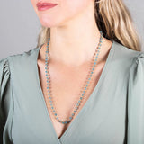 London Blue Topaz Woven Necklace