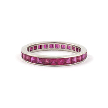 Estate Channel-Set Ruby Eternity Ring