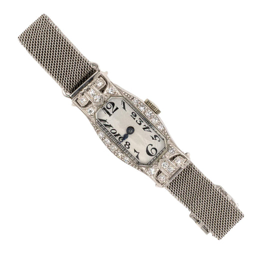 Estate Art Deco Glycine Diamond Watch