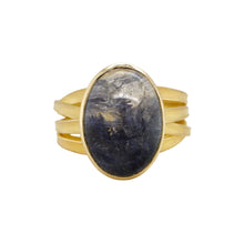 Barbara Heinrich Oval Dumortierite Ribbon Ring