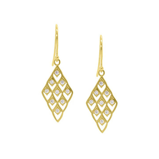 Adel Chefridi Lace Drop Earrings