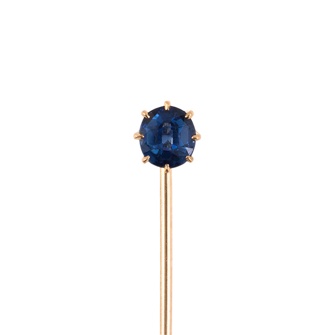 Estate Victorian Sapphire Stick Pin