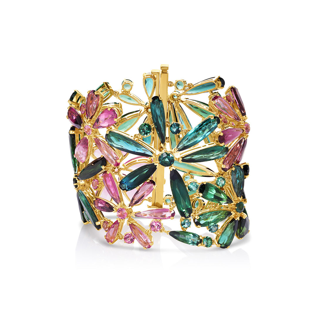 Cicada Tourmaline Fireworks Bracelet