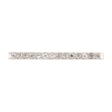 Estate Art Deco Diamond "S" Motif Bar Pin