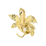 Cartier Ruby & Diamond Flower Pin