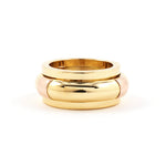 Estate 3-Section Spinning Gold Band