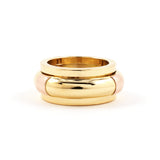 3-Section Spinning Gold Band