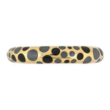 Tiffany Black Jade & Hematite Hinged Bangle